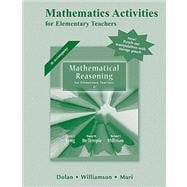 Mathematical Activities for Mathematical Reasoning for Elementary School Teachers