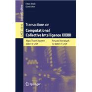 Transactions on Computational Collective Intelligence Xxxiii