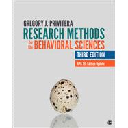Research Methods for the Behavioral Sciences