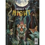 Glow in the Dark: Animals at Night with a huge Glow in the Dark poster