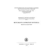 Monumenta Germaniae Historica: Bericht für das Jahr 1962/63