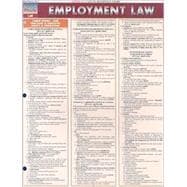 Employment Law Laminated Reference Guide