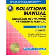 Solutions Manual for the Engineer-In-Training Reference Manual