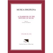 Musica Disciplina 2014