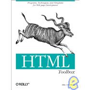 Html Toolbox: Programs, Techniques, and Templates for Web Page Development
