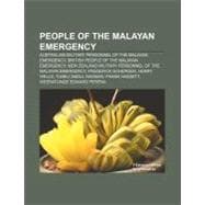 People of the Malayan Emergency