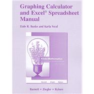 Graphing Calculator and Excel Spreadsheet Manual for Finite Mathematics for Business, Economics, Life Sciences and Social Sciences,9780321645418 Graphing Calculator and Excel Spreadsheet Manual for Finite Mathematics for Business, Economics, Life Sciences and Social Sciences,9780321645418