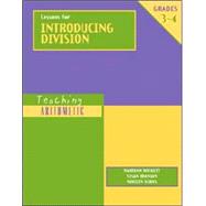 Teaching Arithmetic: Lessons for Introducing Division Grades 3-4