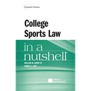 Berry and Lust's College Sports Law in a Nutshell