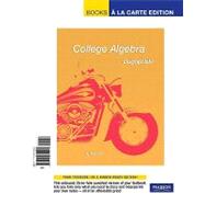 College Algebra, Books a la Carte Edition