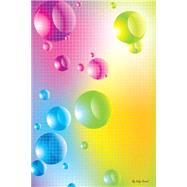 Rainbow Bubbles Vector Lined Journal