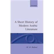 A Short History of Modern Arabic Literature