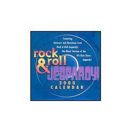 Rock & Roll Jeopardy 2000 Calendar