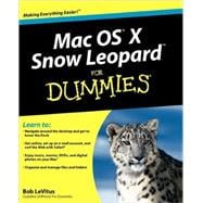 Mac OS X Snow Leopard For Dummies