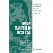 Oxygen Transport to Tissue Xxvii