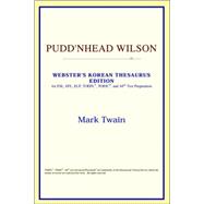 Pudd'nhead Wilson : Webster's Korean Thesaurus Edition