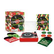 Teeny-Tiny Christmas Turntable Includes 3 Holiday LPs to Play!