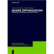 Shape Optimization book cover, ISBN 9783111025438