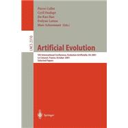 Artificial Evolution: 5th International Conference, Evolution Artificielle, Ea 2001 Le Creusot, France, October 29-31, 2001 : Proceedings