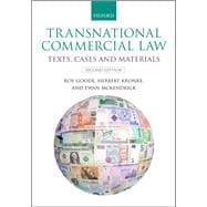 Transnational Commercial Law Text, Cases, and Materials