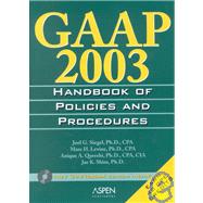 9780735535442 Gaap Handbook Of Policies And Ecampus Com