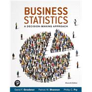 MyLab Statistics with Pearson eText (24 Months) for Business Statistics: A Decision Making Approach (2023 Update)