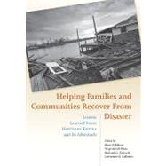 Helping Families and Communities Recover from Disaster