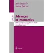 Advances in Informatics: 8th Panhellenic Conference on Informatics, Pci 2001, Nicosia, Cyprus, November 8-10, 2001 : Revised Selected Papers