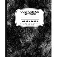 Black Marble Graph Paper Notebook