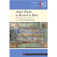 Artistic Practice as Research in Music: Theory, Criticism, Practice