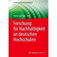 Forschung Fur Nachhaltigkeit an Deutschen Hochschulen