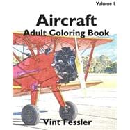Aircraft Adult Coloring Book
