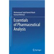 Essentials of Pharmaceutical Analysis