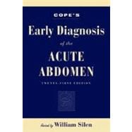 Cope's Early Diagnosis Of The Acute Abdomen
