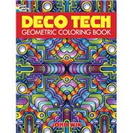 Deco Tech Geometric Coloring Book
