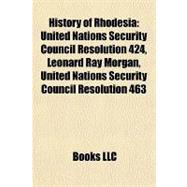 History of Rhodesia