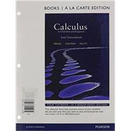 Calculus for Scientists and Engineers Early Transcendentals, Books a la Carte Edition