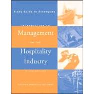 Introduction to Management in the Hospitality Industry, Study Guide, 9th Edition