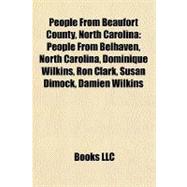 People from Beaufort County, North Carolina