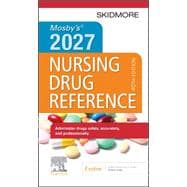 Mosby's 2027 Nursing Drug Reference, 40th edition book cover, ISBN 9780443385476