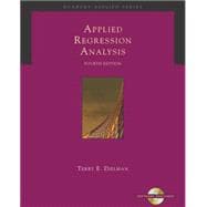 Applied Regression Analysis A Second Course in Business and Economic Statistics (with CD-ROM and InfoTrac)