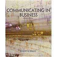 Communicating in Business + Webcom
