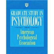 Graduate Study in Psychology 2014