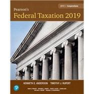 Pearson's Federal Taxation 2019 Corporations, Partnerships, Estates & Trusts Plus MyLab Accounting with Pearson eText -- Access Card Package