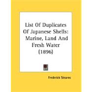List Of Duplicates Of Japanese Shells