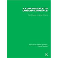 A Concordance to Conrad's Romance
