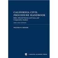 California Civil Procedure Handbook 2019-2020