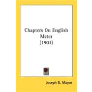 Chapters On English Meter
