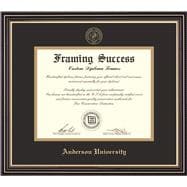 Anderson University Prestige Diploma - Master's Degree Frame