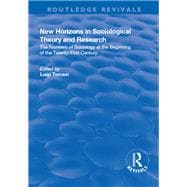 New Horizons in Sociological Theory and Research